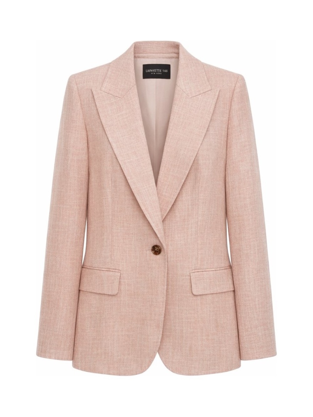 Lafayette 148 Pink Melange Blazer Jacket NWT Size 12 $1,498